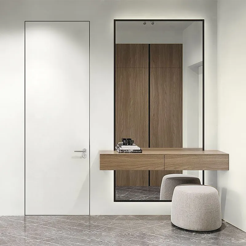 Paano gumagana ang mga frameless interior door?